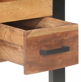 tömör fa íróasztal 110 x 50 x 76 cm