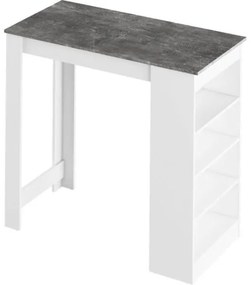 AUSTEN fehér/beton bárasztal