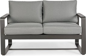 Szürke alumínium kerti kanapé Merrigan – Bizzotto