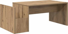 vidaXL Dohányzóasztal Artisan tölgy 90 x 45 x 35 cm Faanyag