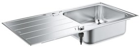 GROHE 31563SD1 - Mosogató K500 1000 × 500 mm rozsdamentes acél