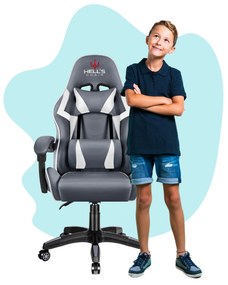 Hells Hell's Chair HC-1007 Kids játékszék gyerekeknek Szürke