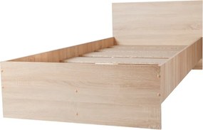 PIETRO II NEW Egyszemélyes ágykeret 90x200 sonoma