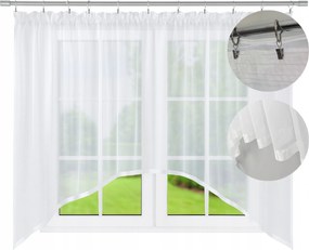 Kész függöny íves szegéllyel 300x130 Nappaliba sima béka függöny