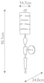 Flambeau FB-FRAGMENT-G1 - Fali lámpa FRAGMENT 1xE27/60W/230V
