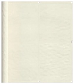 krémszínű erkélyparaván 100% oxford poliészter 120 x 800 cm
