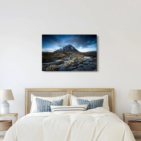 Hegy és a folyó képe (90x60 cm)