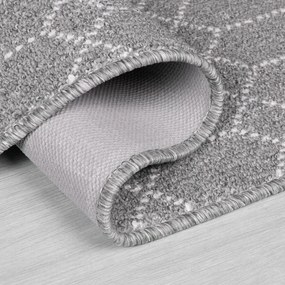 Világosszürke mosható futószőnyeg 57x230 cm Argyll – Flair Rugs