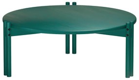 Zöld borovi fenyő kerek dohányzóasztal ø 80 cm Sticks – Karup Design