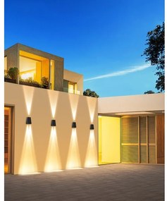 Brilagi - LED Napelemes fali lámpa PYRAMID LED/2W/3,2V 1300 mAh IP54