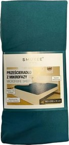 Smukee Mikrofázisos gumis lepedő 200 x 200 x 25 cm zöld