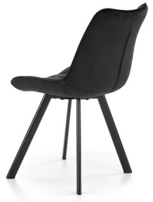 COMORO étkezőszék, 1 db, fekete