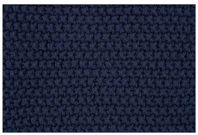Sötétkék újrahasznosított pamut takaró 130x170 cm Santos – House Nordic
