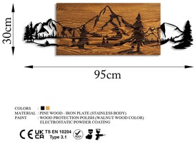 Fa fali dekoráció, Mountain Range