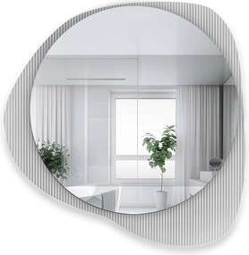 Luxora Elegra dekoratív tükör díszüvegen 100X101