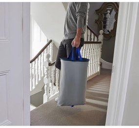 Antracitszürke textil szennyeskosár 2x30 l Tota – Joseph Joseph