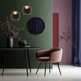 BRIN kábeles csillár 1xG9/15W/230V, füstös fekete