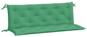2 db zöld oxford szövet kerti padpárna 150 x 50 x 7 cm