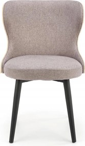 Robusztus kárpitozott szék nappaliba, szürke