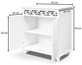 Casaria® Dresser Decor - fehér