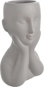 Kerámia váza arccal 21cm