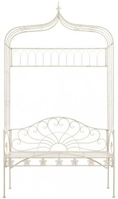 fehér antik vas kerti pad 122 cm