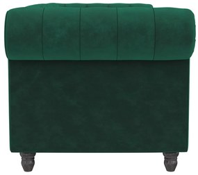 Sötétzöld bársony kinyitható kanapé 236 cm Felix – Støraa