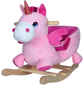 Spielwerk® Gyerek hintázó egyszarvú - rózsaszín