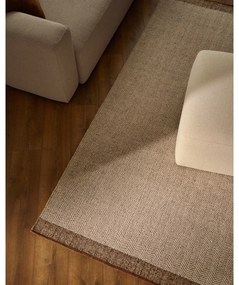 Bézs kétoldalas kézi szövésű gyapjú szőnyeg 160x230 cm Nifelia – Kave Home