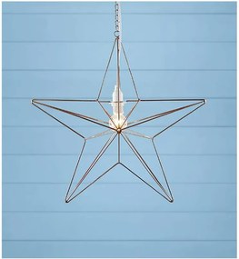 Tjusa rézszínű, függő világító dekoráció, ø 43 cm- Markslöjd