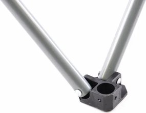 DIVERO Kempingszék Deluxe 2 db 600D kék