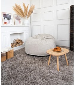 Krémszínű kordbársony babzsákfotel Om 110 – SLOWDOWN