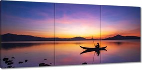 Vászonkép 150x70 Esti horgászat