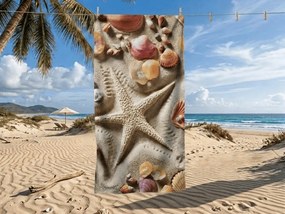 Gyorsan száradó strand Fürdőlepedő OCEAN SAND színes 70 x 140 cm, 100% mikroszál