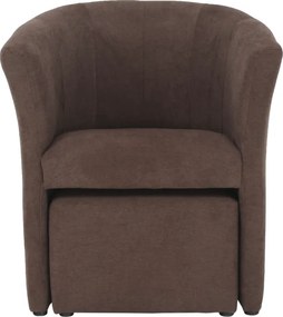 Klub fotel puffal, barna, ROSE