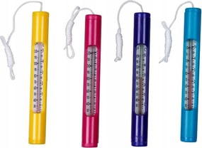 Nem úszó hőmérő zsinórral fekete, sötétkék-lila