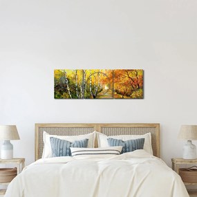 Kép - Egy romantikus sugárút a víz mentén. (órával) (90x30 cm)