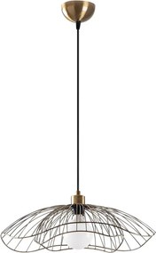 Farac 6381 vintage vas függőlámpa, Ø50 cm