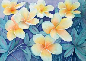 Kép - trópusi bokrok (70x50 cm)