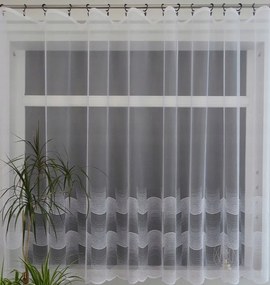 Mg Függöny jacquard 34167 Fehér 180cm magas pol 0,5m