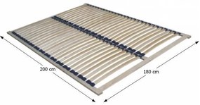 Lemezes ágyrács 200x180 cm Twinpack. 752086