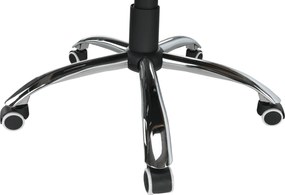 Irodai szék lábtartóval, textilbőr barna, DRAKE