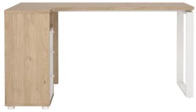 Íróasztal tölgyfa dekoros asztallappal 100x150 cm Sign – Tvilum