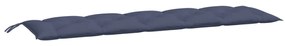 2 db tengerészkék oxford szövet kerti padpárna 180 x 50 x 7 cm