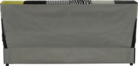 Dívány, anyag/ lime zöld/ szürke / fekete, ALABAMA