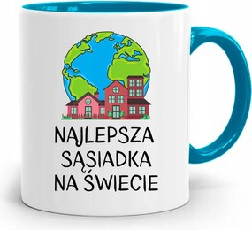 Szomszédnak Kék Ajándék Bögre fényképes nyomtatással