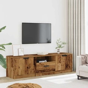 TV szekrény Régi fa 140x35x40 cm Gépelt fa