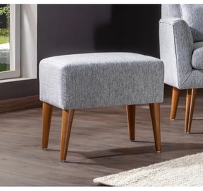 NIMO puff 46x50 cm, szürke