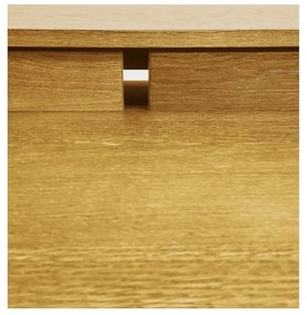 Szekreter típusú íróasztal tölgyfa dekorral 44x115 cm Carteret – Woodman