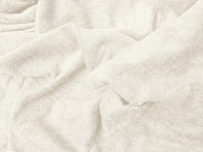 Frottír gumis lepedő EXCLUSIVE világos krémszínű 90 x 200 cm